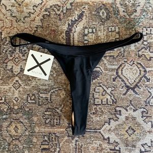 Boutine Los Angeles Manhattan Black Bikini Bottom Small